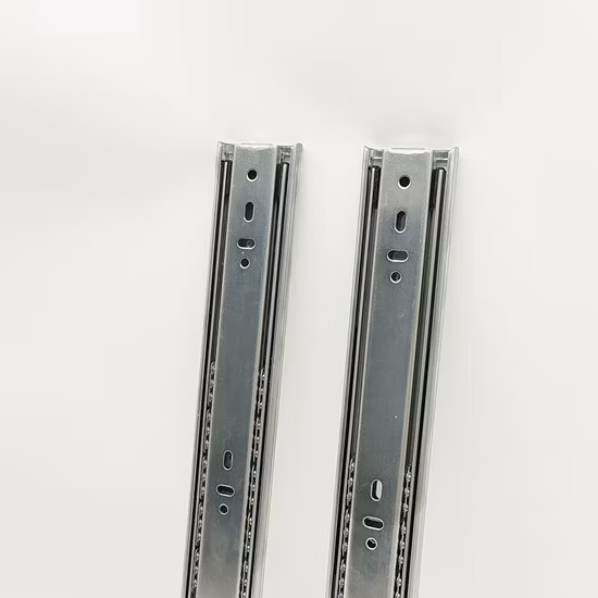 プッシュオープン高品質 3 倍フルエクステンション家具ハードウェア 35/42/45 ミリメートルボールベアリング引き出しスライド伸縮ランナー